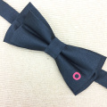 Custom OEM 100% Silk Jacquard Embroidery Single Donuts Bow Ties Men